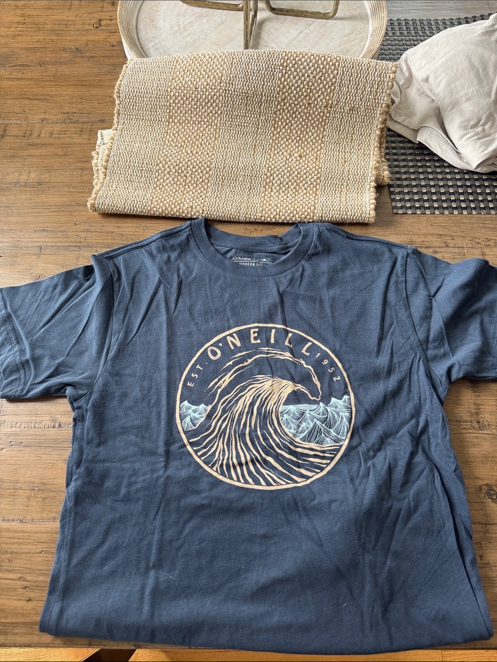 O'Neill Navy Wave Circle Graphic Tee